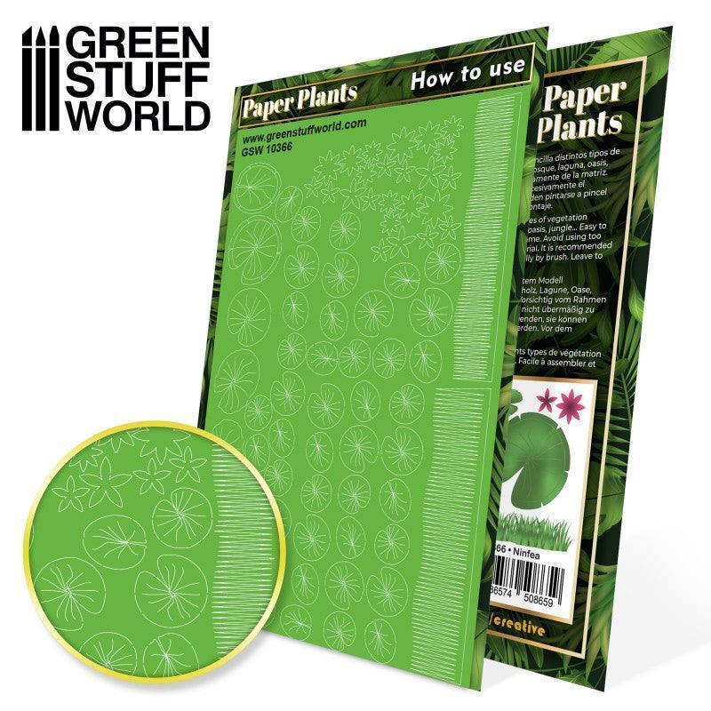 GREEN STUFF WORLD Paper Plants - Lily Pads - Image 2