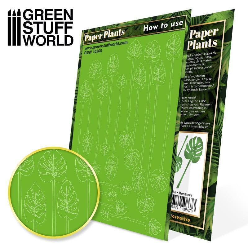 GREEN STUFF WORLD Paper Plants - Monstera - Image 2
