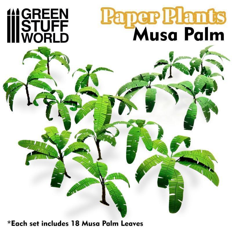GREEN STUFF WORLD Paper Plants - Musa Trees
