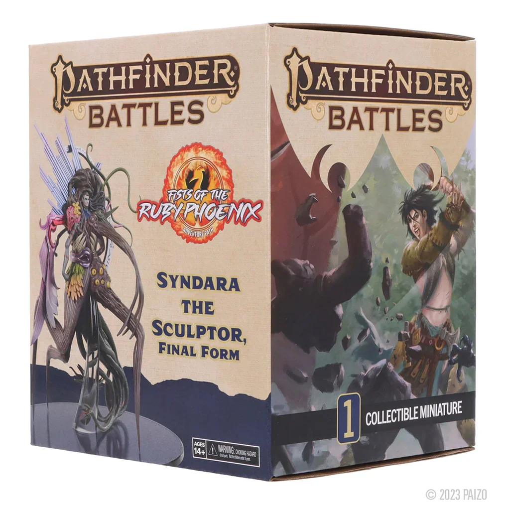 Pathfinder Battles: Fists of the Ruby Phoenix - Syndara the Sculptor, Final Form Boxed Figure - Image 2