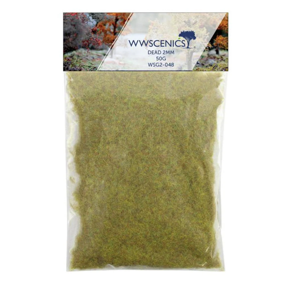 PECO WWS 2MM DEAD STATIC GRASS REFILL 50G