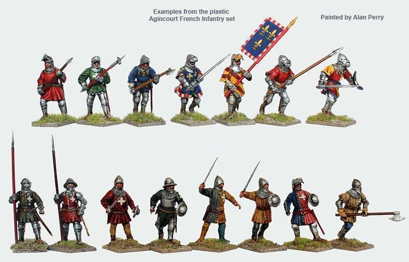 Perry Miniatures - Agincourt French Infantry 1415-1429 (Plastic) - Image 3