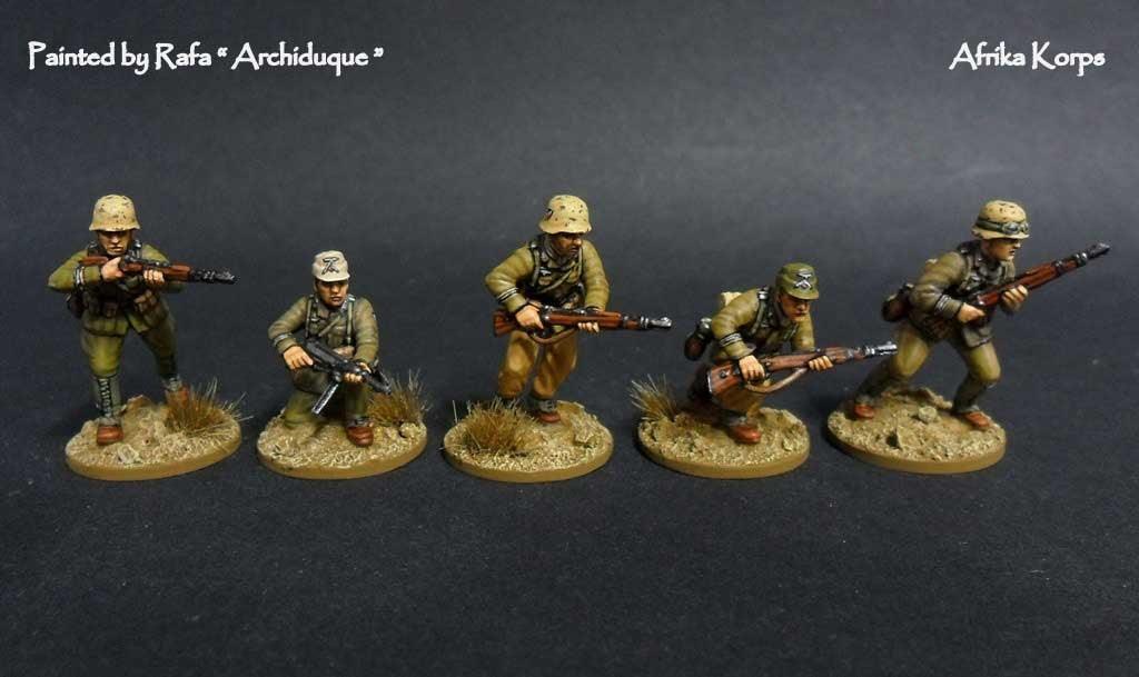 Perry Miniatures - Plastic Afrikakorps, German Infantry 1941-43 - Image 3