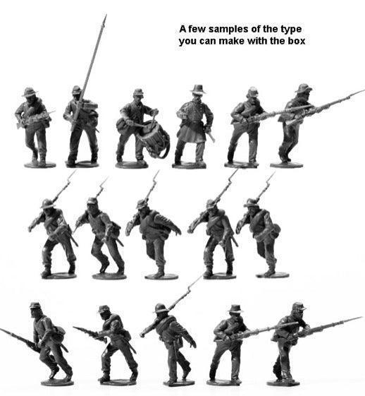 Perry Miniatures - Plastic American Civil War Confederate Infantry 1861-65 - Image 5