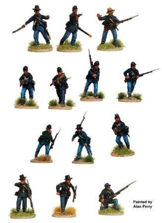 Perry Miniatures - Plastic American Civil War Union Infantry 1861-65 - Image 3