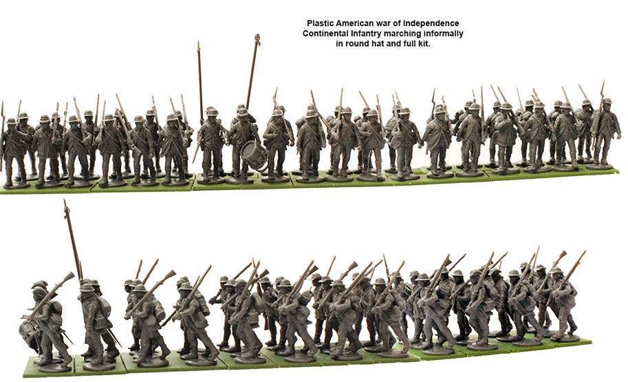 Perry Miniatures - Plastic American War of Independence Continental Infantry 1776-1783 - Image 2
