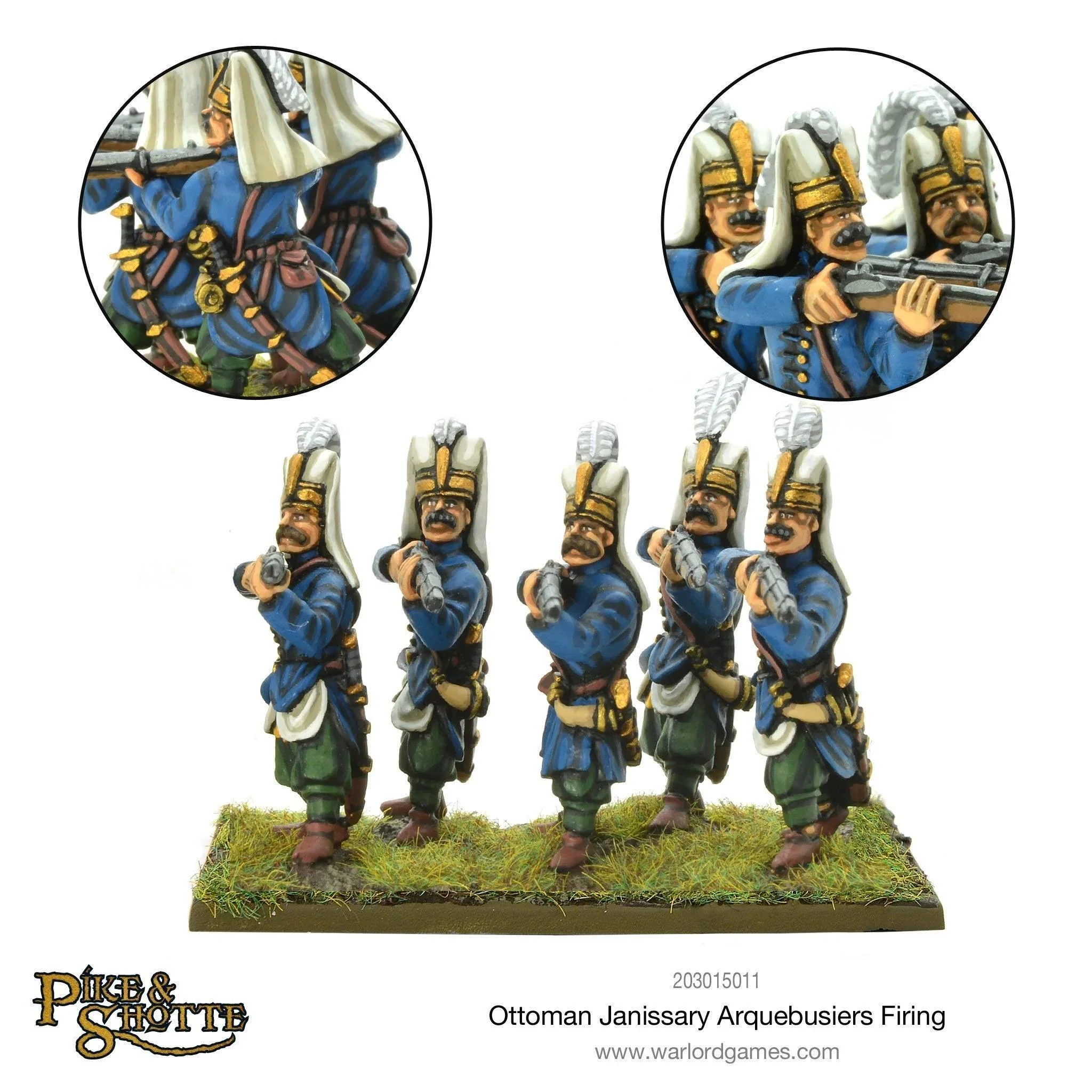 Pike and Shotte Ottoman Janissary Arquebusiers Firing
