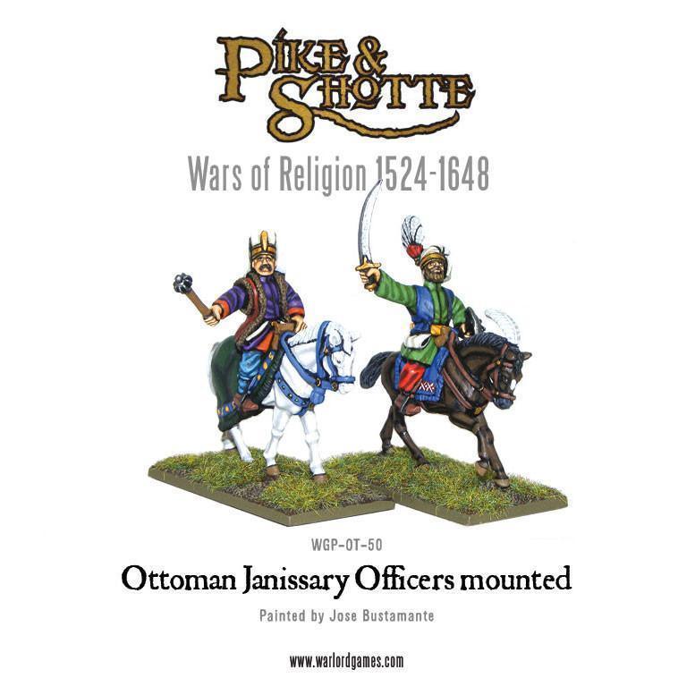 Pike and Shotte Ottoman Janissary Officers Mounted
