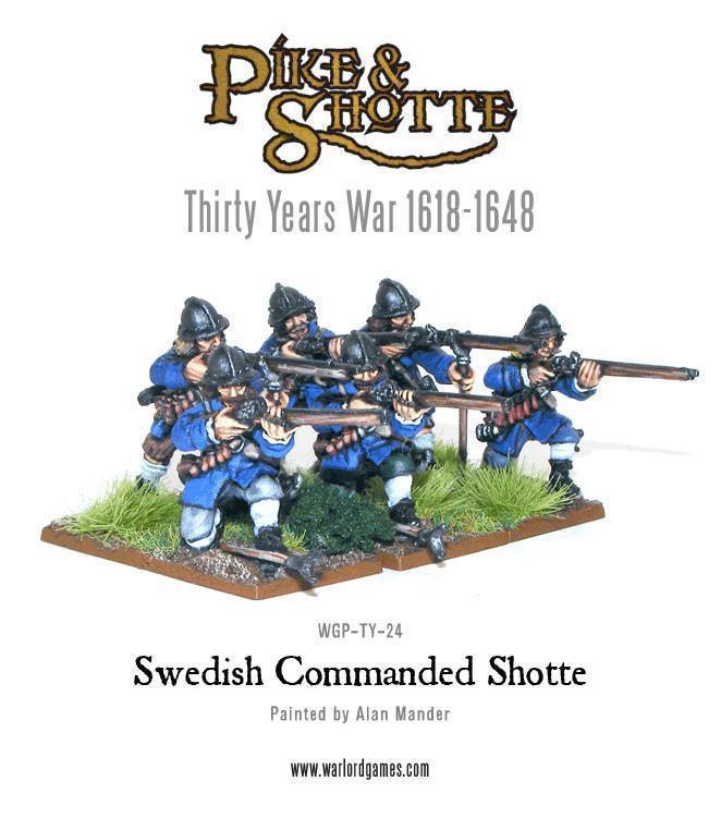Pike and Shotte Swedish Commanded Shotte