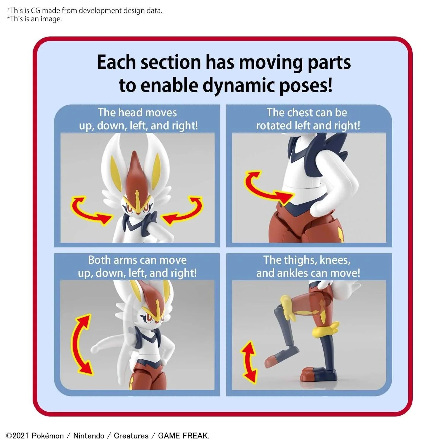 POKEMON MODEL KIT CINDERACE - Image 8