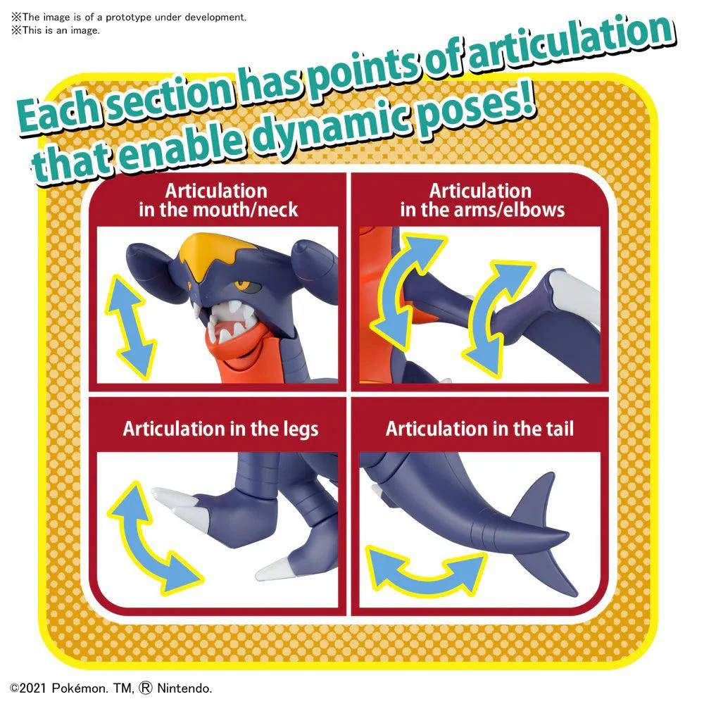 POKEMON MODEL KIT GARCHOMP - Image 2