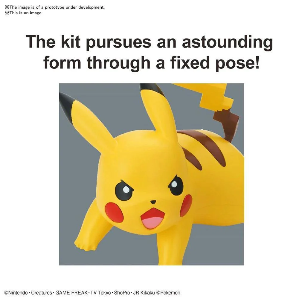 POKEMON MODEL KIT QUICK!! 03 PIKACHU BATTLE POSE - Image 7