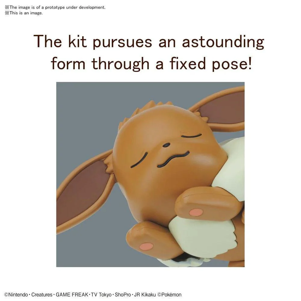 POKEMON MODEL KIT QUICK!! 07 EEVEE SLEEPING POSE - Image 2