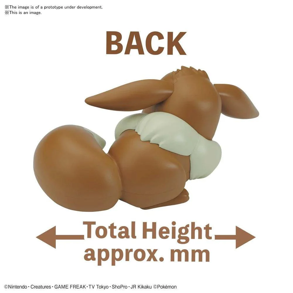 POKEMON MODEL KIT QUICK!! 07 EEVEE SLEEPING POSE - Image 3