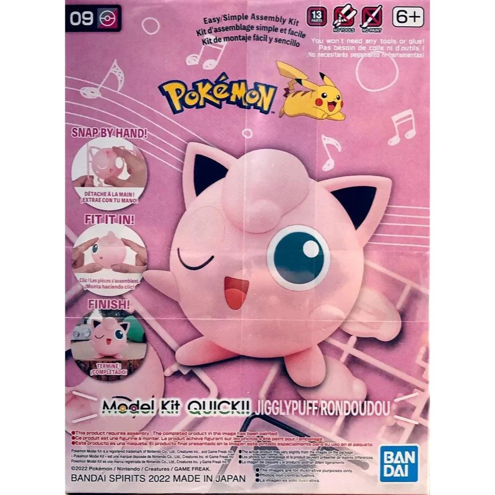 POKEMON MODEL KIT QUICK!! 09 JIGGLYPUFF