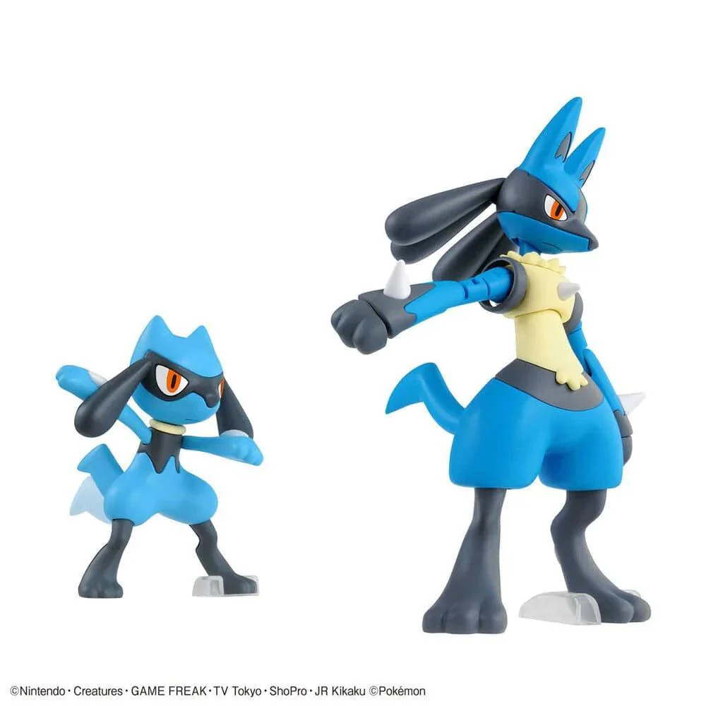 POKEMON MODEL KIT RIOLU AND LUCARIO - Image 2