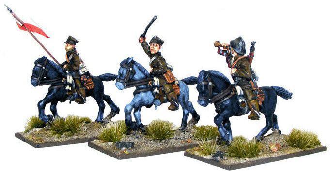 Polish Army cavalrymen command