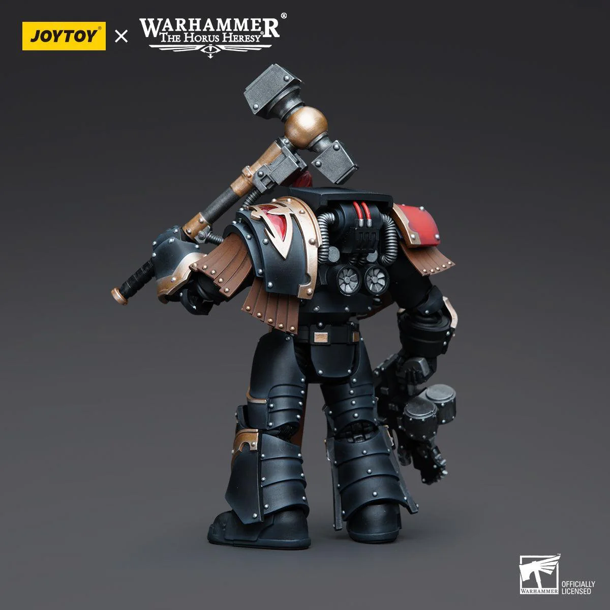 Warhammer Collectibles: 1/18 Scale Sons of Horus Justaerin Terminator Squad Justaerin Thundr Hammer - Image 2