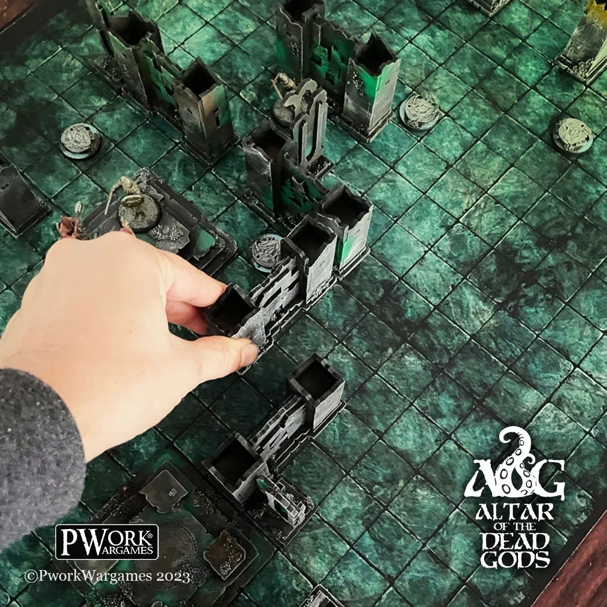 PWORK - Lost Temple - Altar of the Dead Gods Game Mat - Image 5