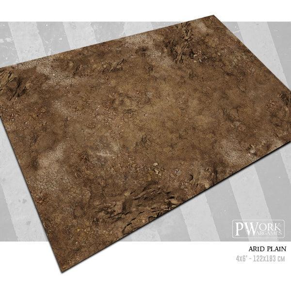 PWORK Wargames - Arid Plain - Wargames Terrain Mat