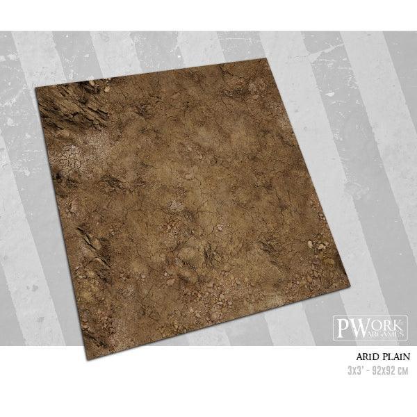 PWORK Wargames - Arid Plain - Wargames Terrain Mat - Image 2