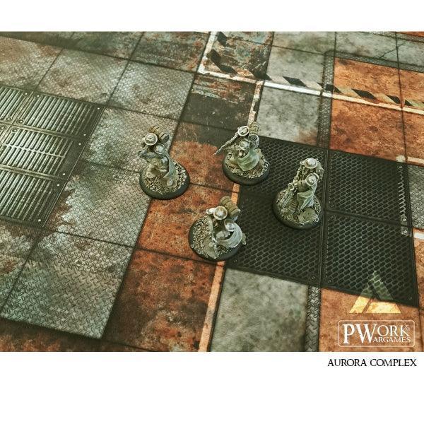 PWORK Wargames - Aurora Complex - Wargames Terrain Mat - Image 3