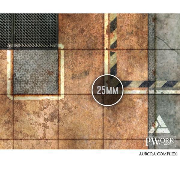 PWORK Wargames - Aurora Complex - Wargames Terrain Mat - Image 5