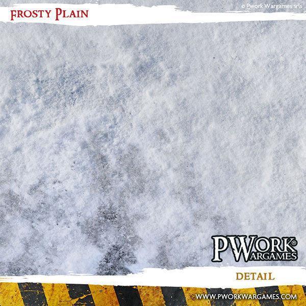 PWORK Wargames - Frosty Plain - Wargames Terrain Mat - Image 4