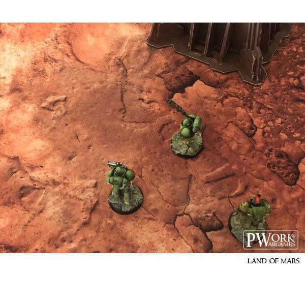 PWORK Wargames - Lands of Mars - Wargames Terrain Mat - Image 5