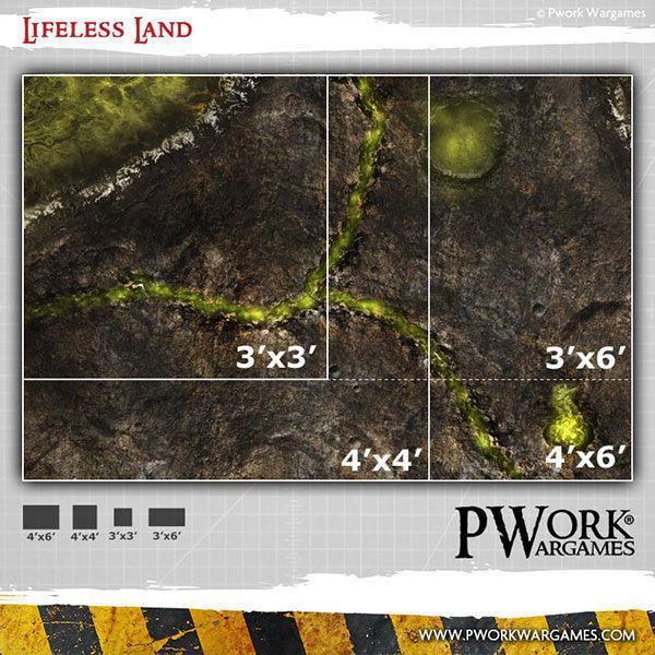 PWORK Wargames - Lifeless Land - Wargames Terrain Mat - Image 5