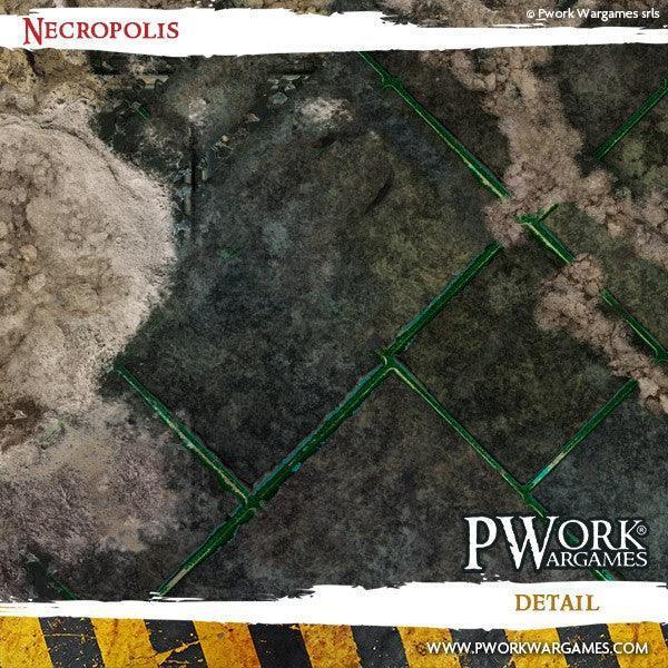 PWORK Wargames - Necropolis - Wargames Terrain Mat - Image 7