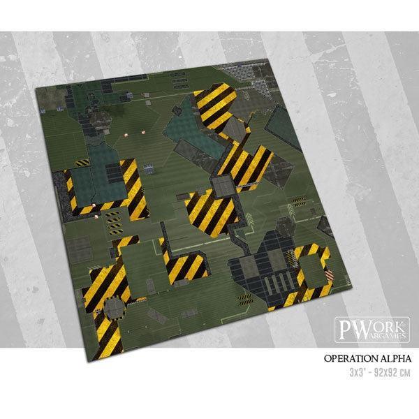 PWORK Wargames - Operation Alpha - Wargames Terrain Mat - Image 2