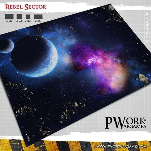 PWORK Wargames - Rebel Sector - Wargames Terrain Mat