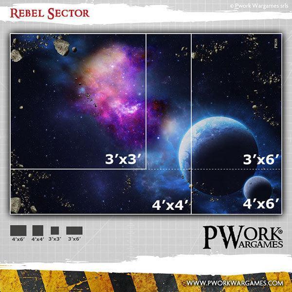 PWORK Wargames - Rebel Sector - Wargames Terrain Mat - Image 5