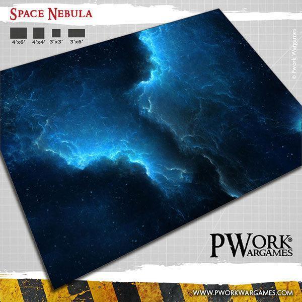 PWORK Wargames - Space Nebula - Wargames Terrain Mat