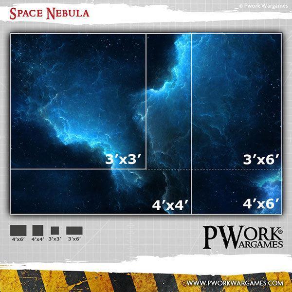 PWORK Wargames - Space Nebula - Wargames Terrain Mat - Image 5
