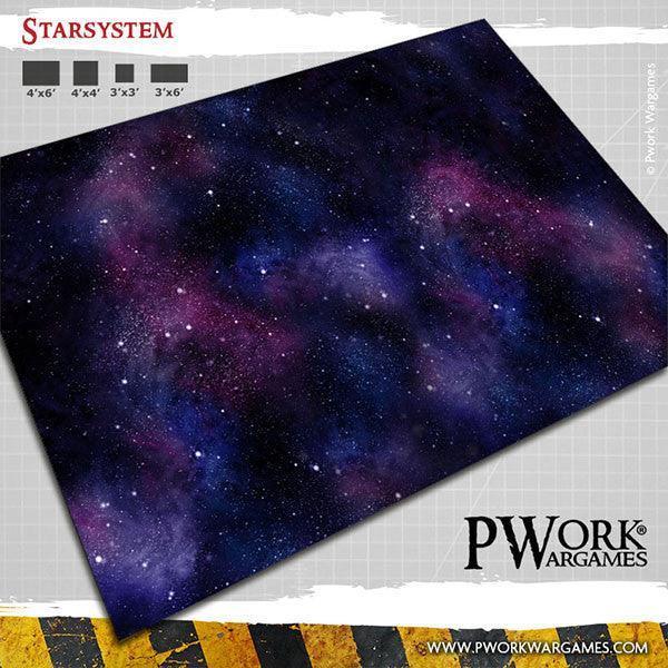 PWORK Wargames - Star System - Wargames Terrain Mat