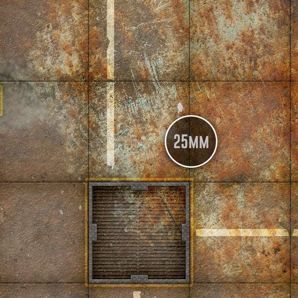 PWORK Wargames - The Underhive - Wargames Terrain Mat - Image 6