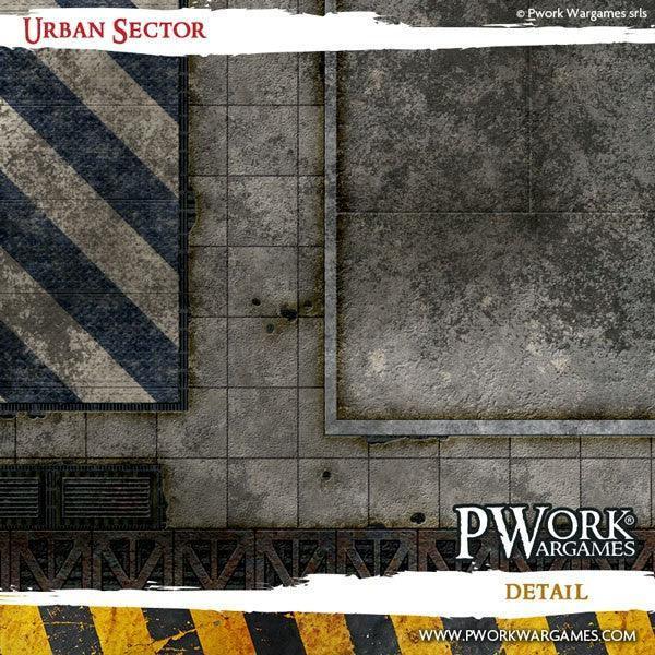 PWORK Wargames - Urban Sector - Wargames Terrain Mat - Image 2
