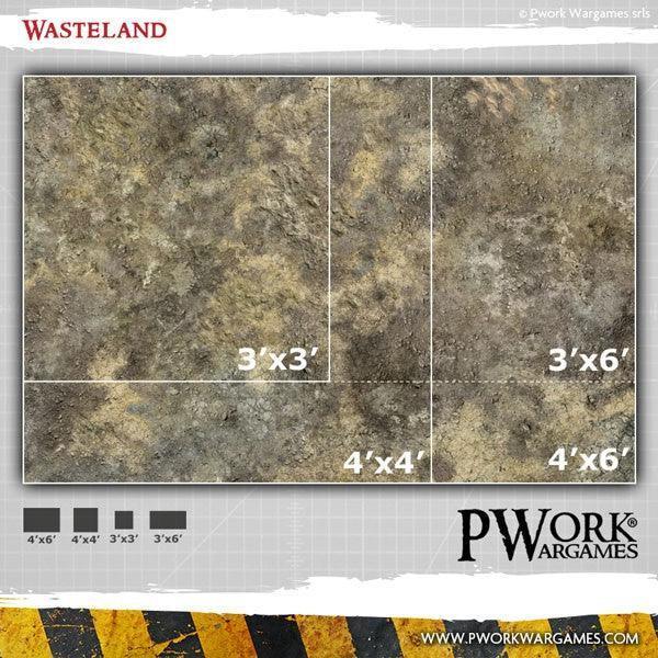PWORK Wargames - Wasteland - Wargames Terrain Mat - Image 5