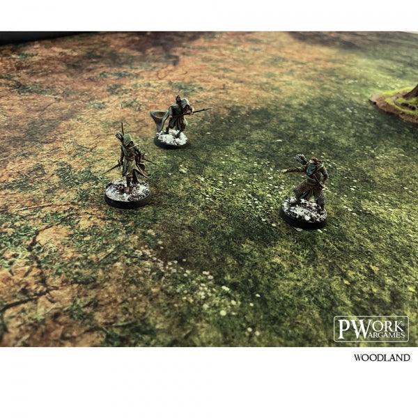 PWORK Wargames - Woodland - Wargames Terrain Mat - Image 4