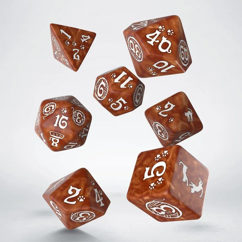 Q Workshop - Cats Dice Set - Muffin Dice Set 7 - Image 3