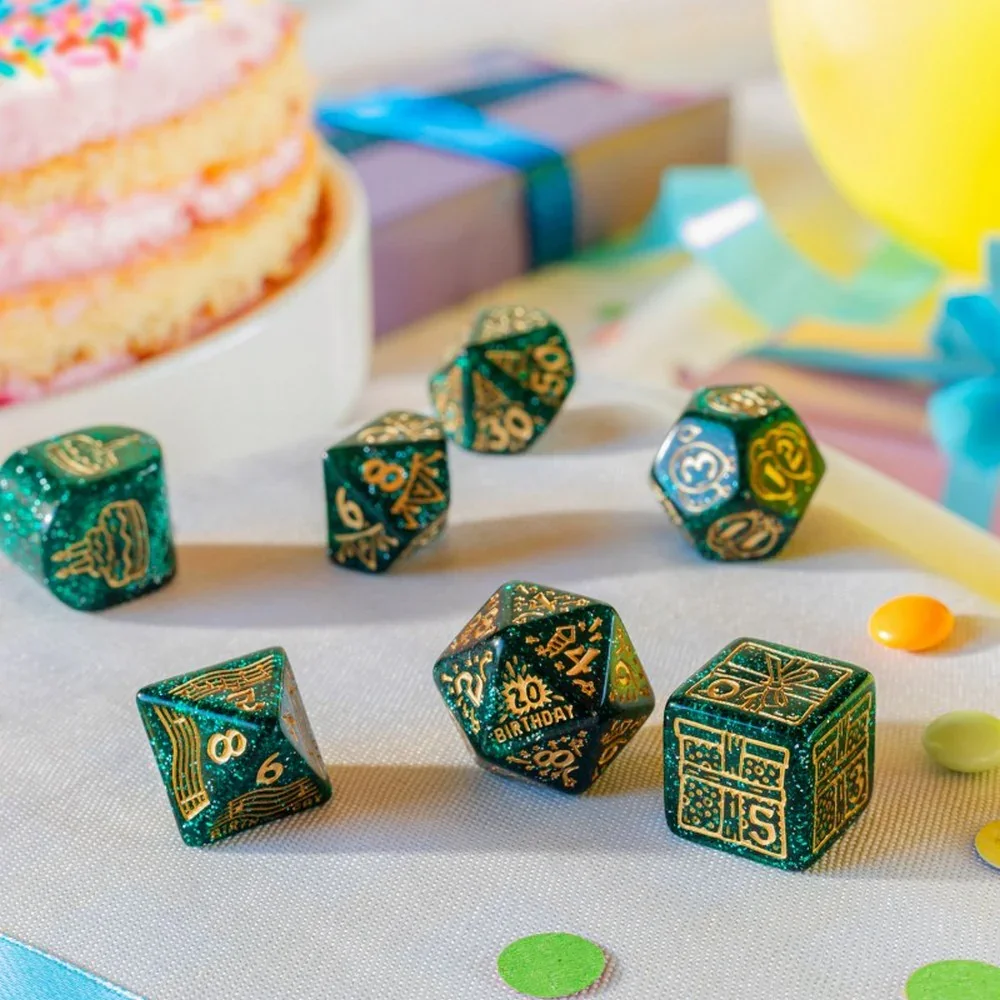 Q Workshop - Happy Birthday - Balloons Dice Set 7 - Image 4