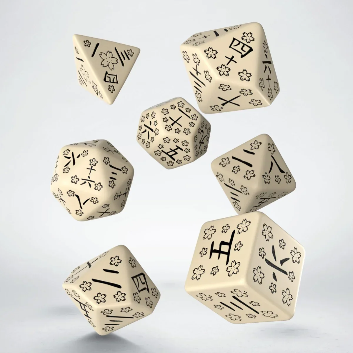 Q Workshop - Japanese Dice Set: Last Words Stone Dice Set 7 - Image 2