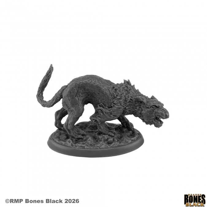 Reaper: Bones Black: Elven Cat
