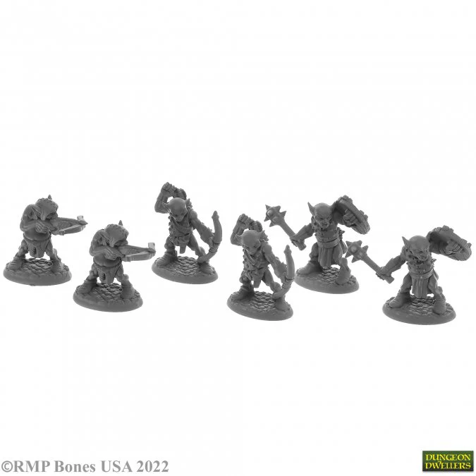 Reaper: Dungeon Dwellers: Goblin Pillagers (6) (plastic)