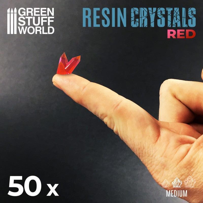GREEN STUFF WORLD RED Resin Crystals - Medium - Image 2
