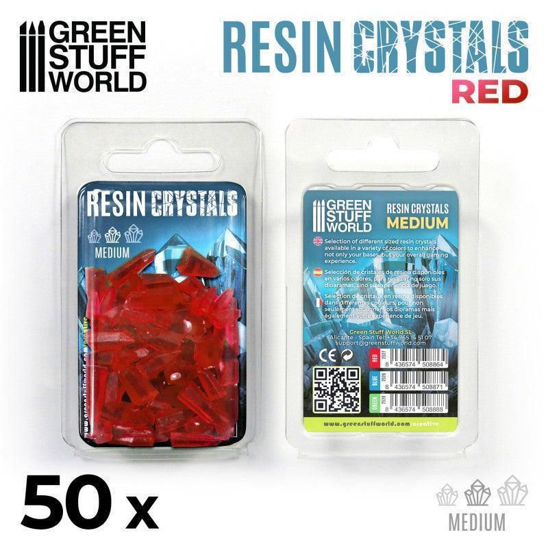 GREEN STUFF WORLD RED Resin Crystals - Medium - Image 3