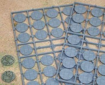 Renedra Bases - 25mm Diameter Paved Bases (52)