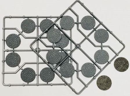 Renedra Bases - 30mm Diameter Cobblestone Bases (16)